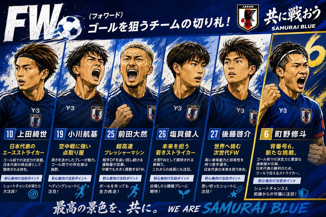 日本代表FWポスター