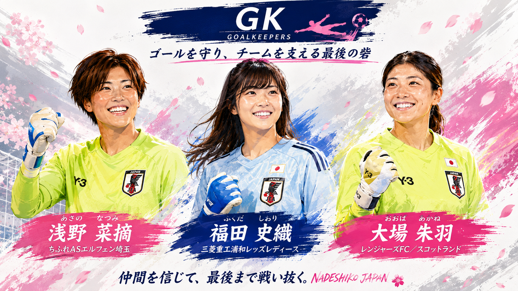 なでしこジャパン GK選手